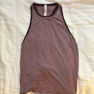 lululemon Maroon Athletic Tank Top Racerback